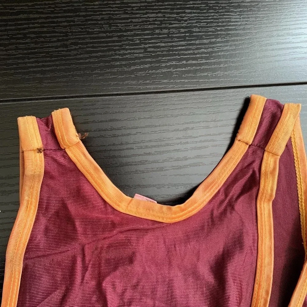 Vintage 60s‎ 70s Mason Basketball Jersey Tigers Maroon/Gold Size Youth Small